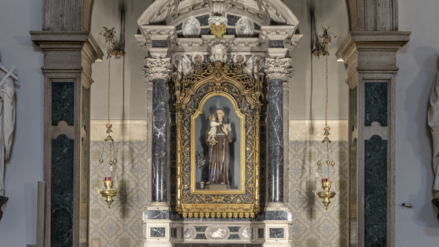 Restauro della cappella di sant'Antonio di Padova Chiesa della Beata Vergine del Carmine Udine