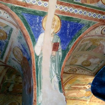Restauro degli affreschi delle volte della cripta della Basilica di Aquileia, primo lotto