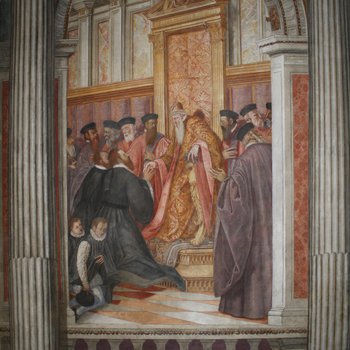 Restauro conservativo ed estetico degli affreschi (comparti D ed E) del salone d'onore del Palazzo Ragazzoni