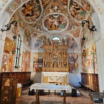 Restauro altare di giovanni martini presso chiesa santa maria delle grazie in prodolone