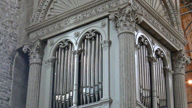 Restauro conservativo dell'organo Kaufmann Basilica Aquileia