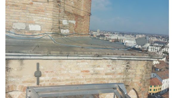 Restauro del campanile di san marco evangelista