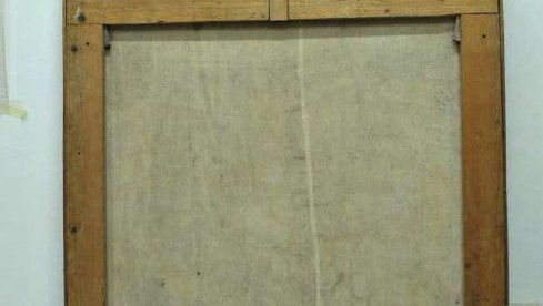 Restauro della tela raffigurante 'la consegna delle chiavi'
