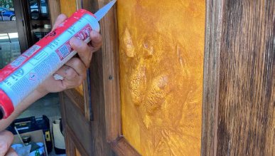 Restauro del portone di ingresso della chiesa evangelica battista di pordenone