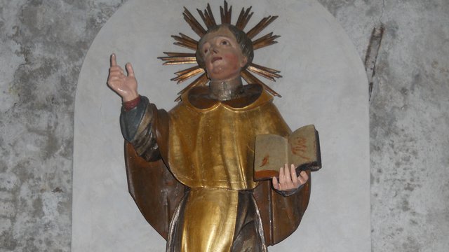 recupero di tre statue dell'abside della chiesa di San Nicolò a Coccau