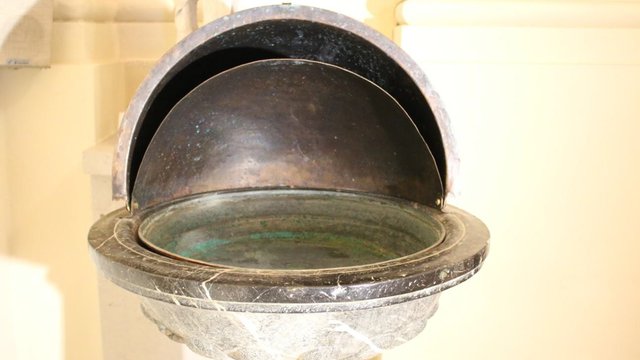 Restauro del fonte battesimale della chiesa di collalto