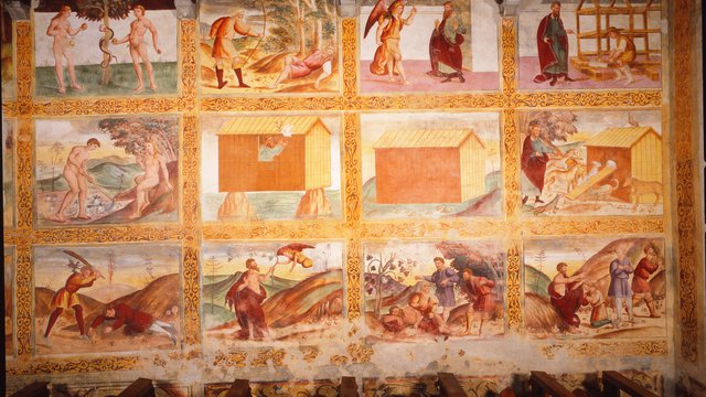 Restauro affreschi Parrocchia S. Andrea Apostolo Gris Bicinicco