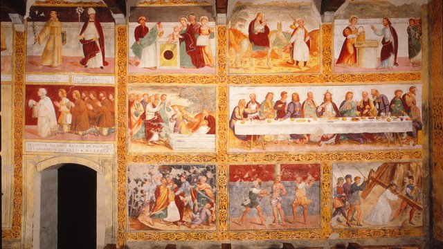 Restauro affreschi Parrocchia S. Andrea Apostolo Gris Bicinicco