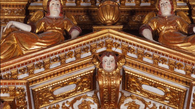 Altare ligneo e organo Zanin della Parrocchiale di San Paolo Apostolo a Pasiano di Pordenone