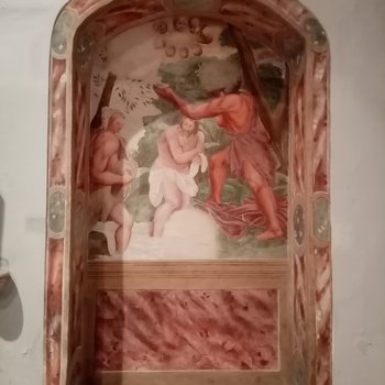Restaurato l'affresco "Il Battesimo di Cristo" del XVII secolo della chiesa di Santa Radegonda in Madrisio di Varmo