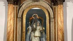 restauro delle due mense degli altari della chiesa parrocchiale 'san martino vescovo' in tiezzo