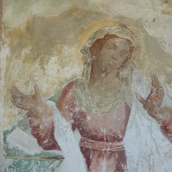 Restauro degli antichi affreschi siti in edifici privati di Giais di Aviano
