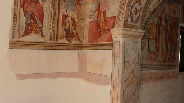 Restauro degli intonaci esterni e dell'apparato decorativo interno dell'oratorio dello spirito santo di san leonardo in valcellina