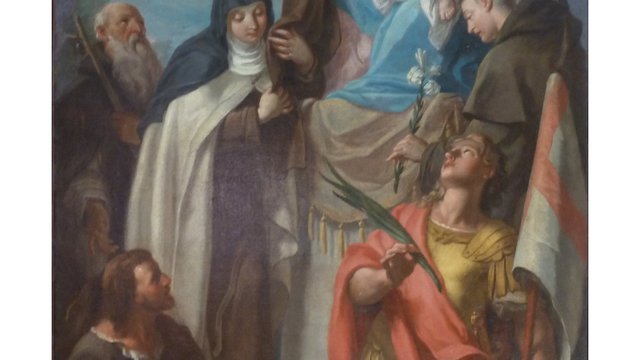 Pala Vergine con il Bambino e Santi Montereale Grizzo