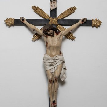 Restauro conservativo di una scultura lignea policroma raffigurante il 'crocifisso'