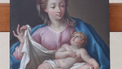 Una collezione per i civici musei, restauro di 6 piccoli dipinti e di una tempera su avorio