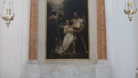 Restauro altare di santa filomena nella chiesa parrocchiale di tricesimo