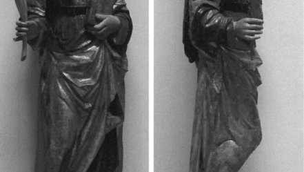 Restauro di due sculture lignee policrome raffiguranti sante vergini martiri
