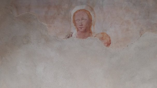 Restauro degli affreschi della cella campanaria della chiesa di San Quirino Vescovo