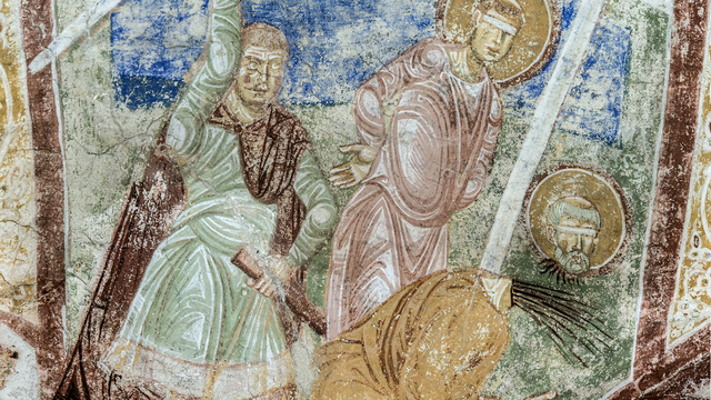Aquileia affreschi cripta 2016