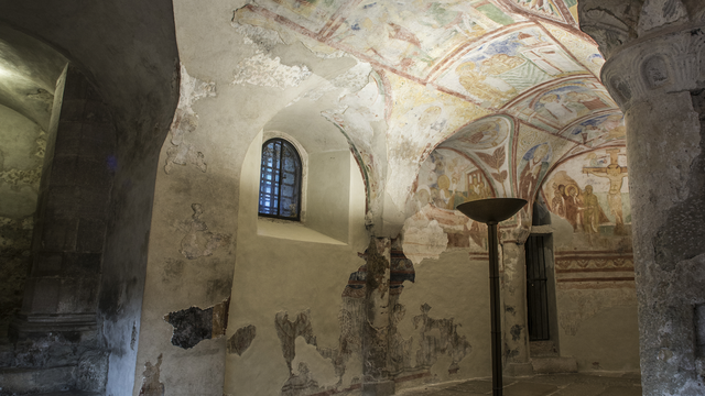 Aquileia affreschi cripta 2016
