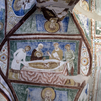 Aquileia. Restauro degli affreschi e delle volte della cripta affreschi, secondo lotto