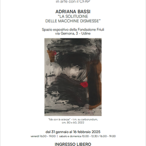 ADRIANA BASSI “LA SOLITUDINE DELLE MACCHINE DISMESSE”