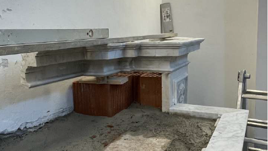 Restauro altare marmoreo di San Francesco a Forgaria nel Friuli