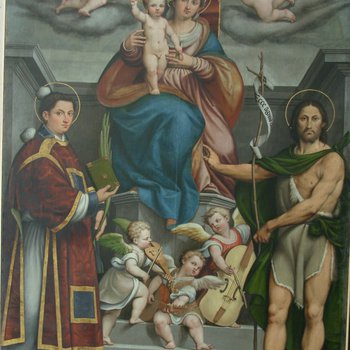 La Vergine in trono fra i Santi Stefano e Giovanni Battista