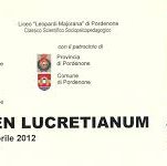 Organizzazione 7^ edizione del 'certamen lucretianum'