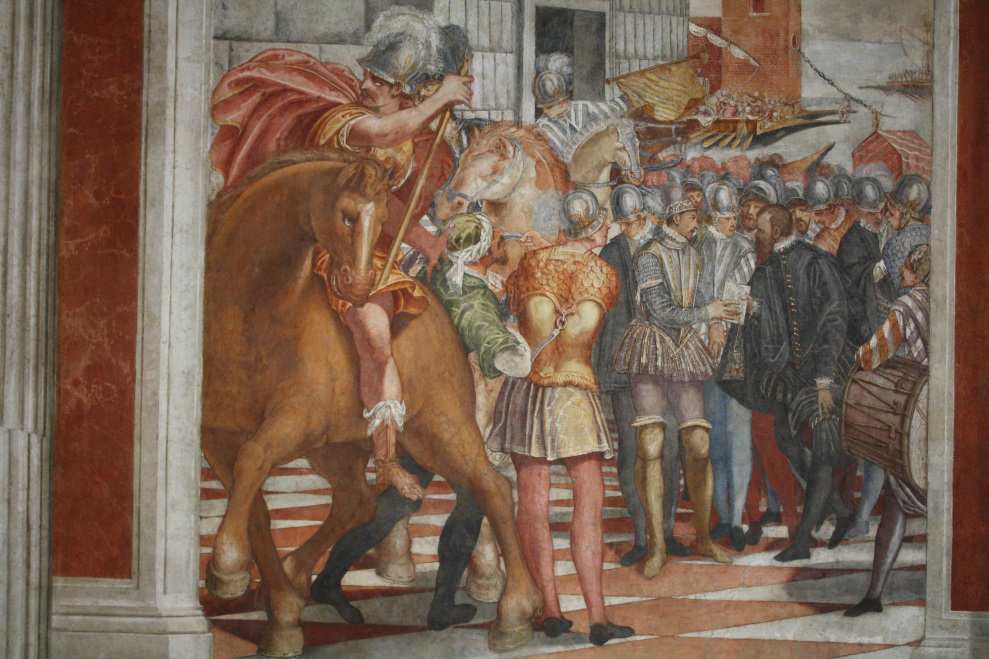 Affreschi del salone d'Onore di Palazzo Ragazzoni a Sacile