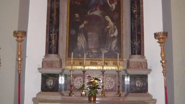Restauro altare del crocifisso e relativa tela Duomo di Palmanova