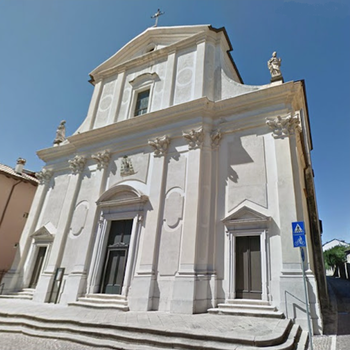 Restauro dei dipinti e recupero originale marmorino settecentesco Chiesa di San Giorgio Maggiore