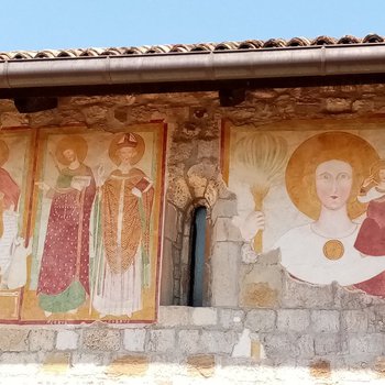 Conservazione e intervento sugli affreschi esterni della chiesa di San Giovanni Battista