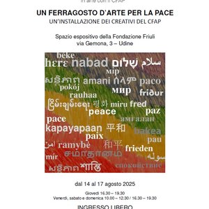 UN FERRAGOSTO D’ARTE PER LA PACE