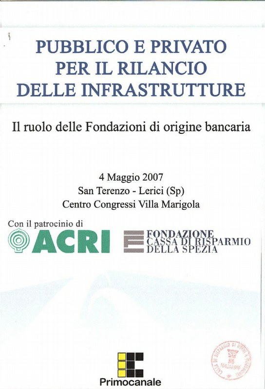 Pubblico e Privato per il rilancio delle infrastrutture