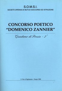 Concorso poetico "Domenico Zannier" - (S.O.M.S.I.) - 2
