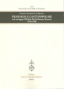 Filologia e canti popolari nel carteggio Michele Barbi - Renata Steccati 1930 - 1940