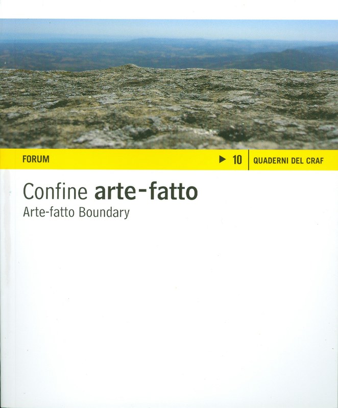 Confine arte-fatto / Arte-fatto Boundary