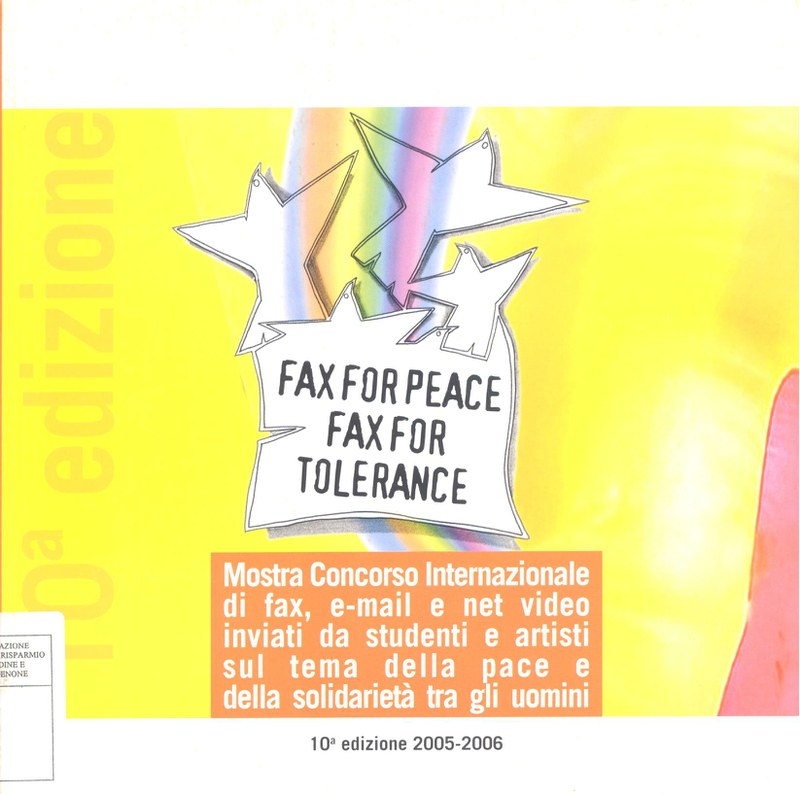 Fax for peace fax for tolerance