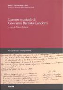 Lettere musicali di Giovanni Battista Candotti