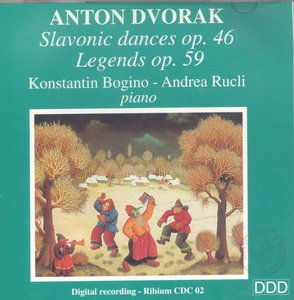 Anton Dvorak - Slavonic dances op. 46 Legends op. 59 - Konstantin Bogino - Andrea Rucli - piano - CD