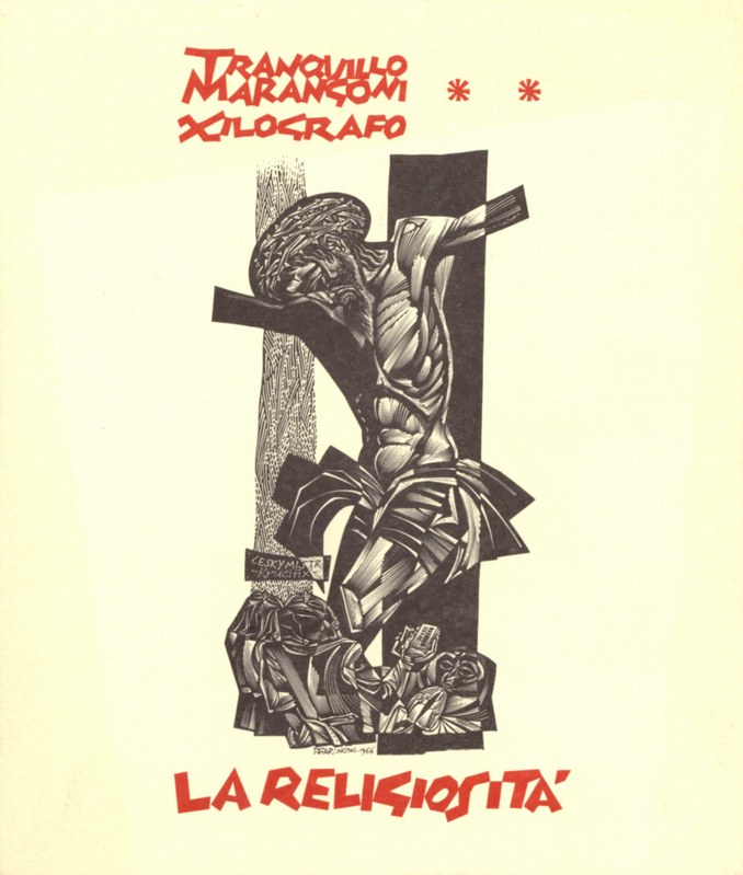 La Religiosità  - Tranquillo Marangoni Xilografo