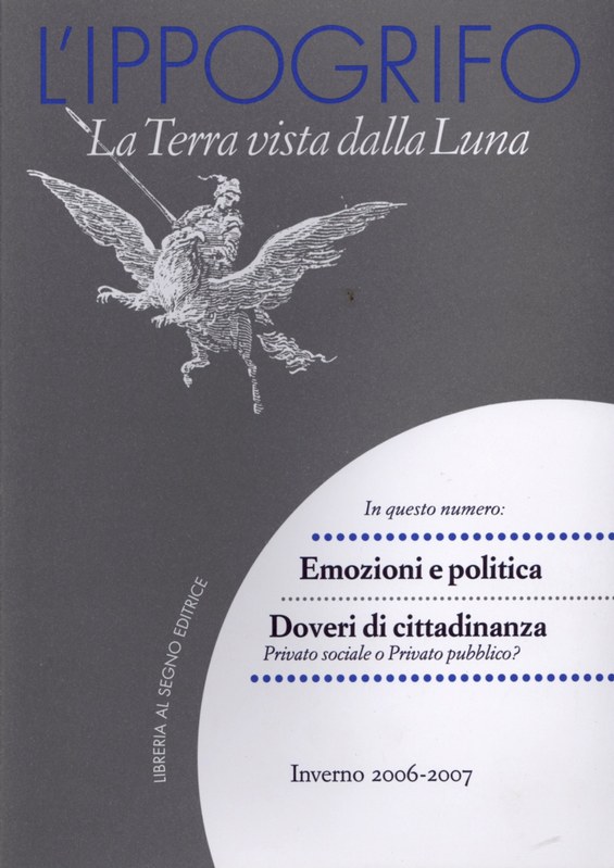 L'Ippogrifo. La Terra vista dalla Luna - Emozioni e politica