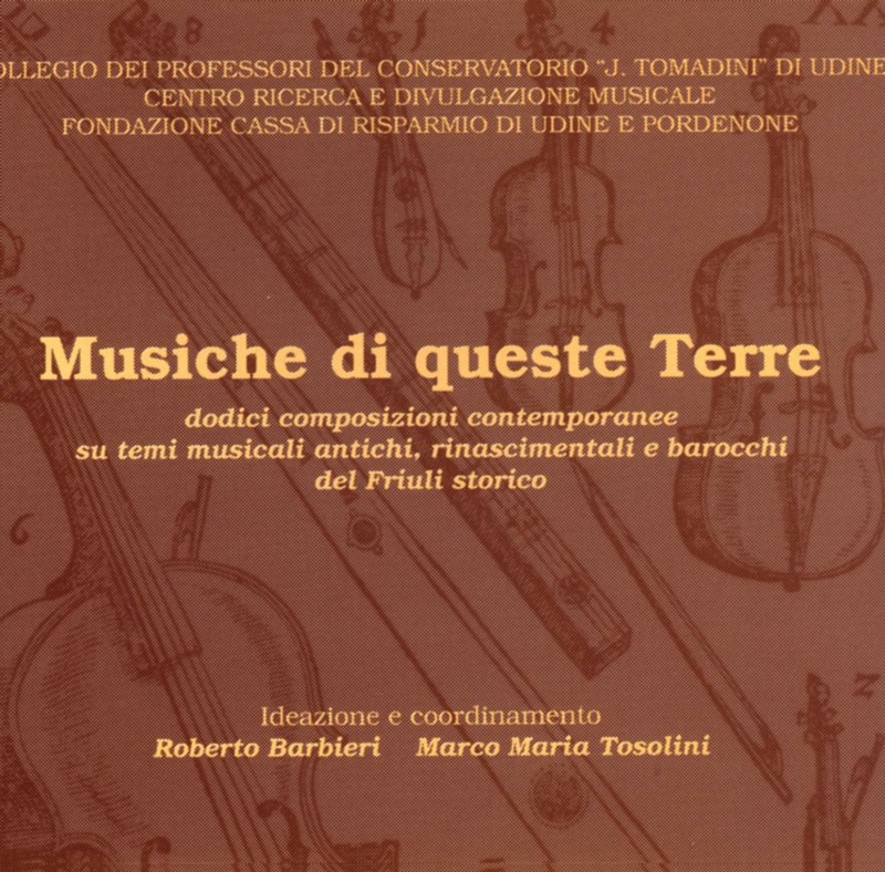 Musiche di queste terre - CD