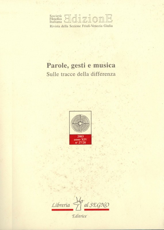 Parole gesti e musica