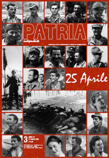 Patria indipendente - 25 aprile