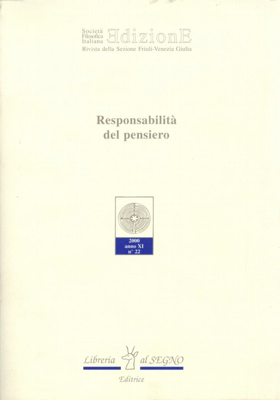 Responsabilità  del pensiero