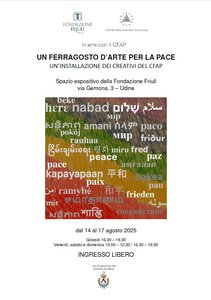 UN FERRAGOSTO D’ARTE PER LA PACE