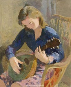 Sandra con mandolino